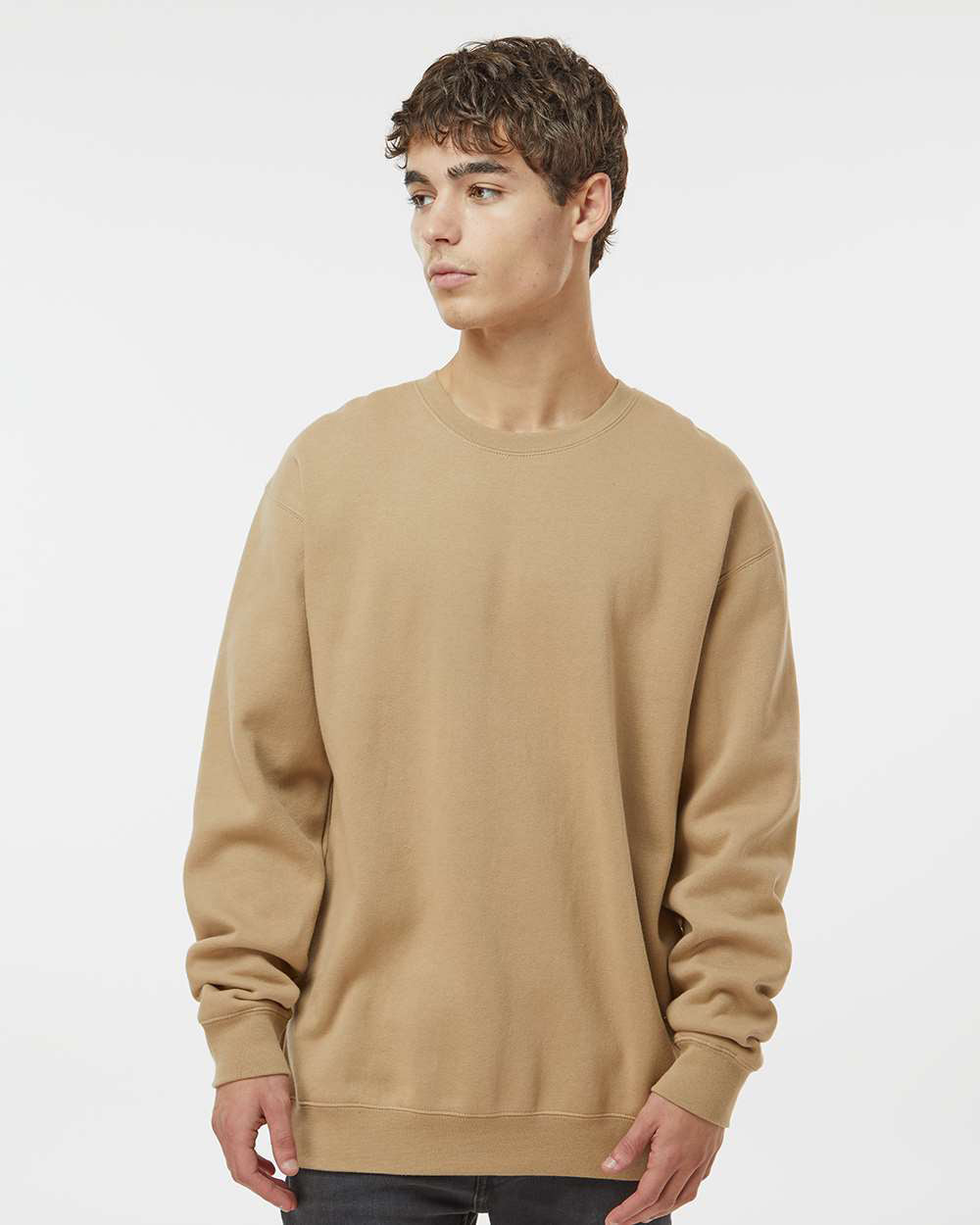 Independent Trading Company 10oz. Heavyweight Crew, crewneck — front view (4)