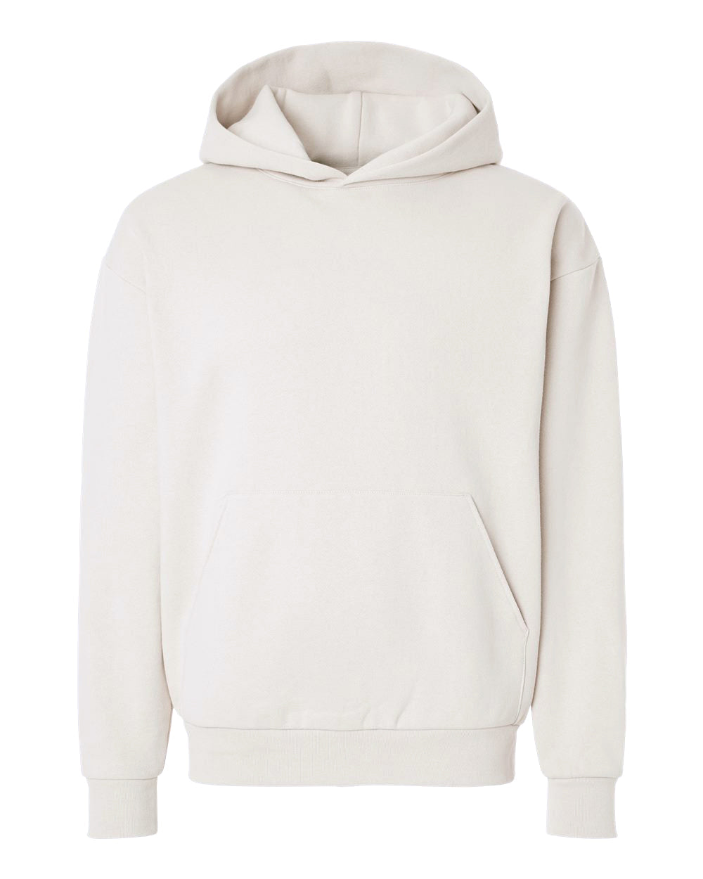 Independent Trading Company Boulevard 330gm Heavyweight Pullover Hood in Bone — front view