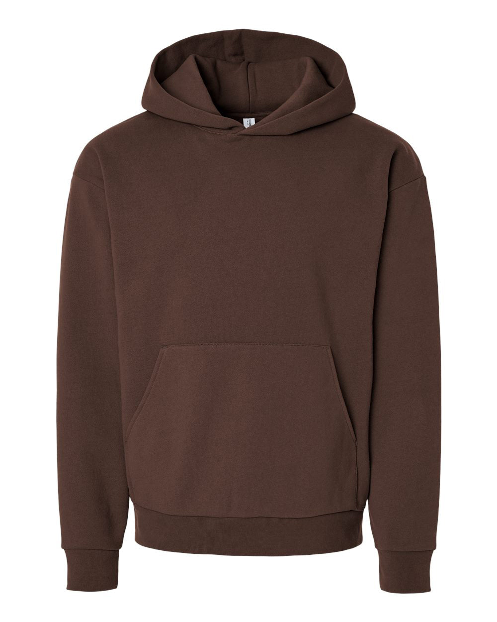 Independent Trading Company Boulevard 330gm Heavyweight Pullover Hood in Brown — front view