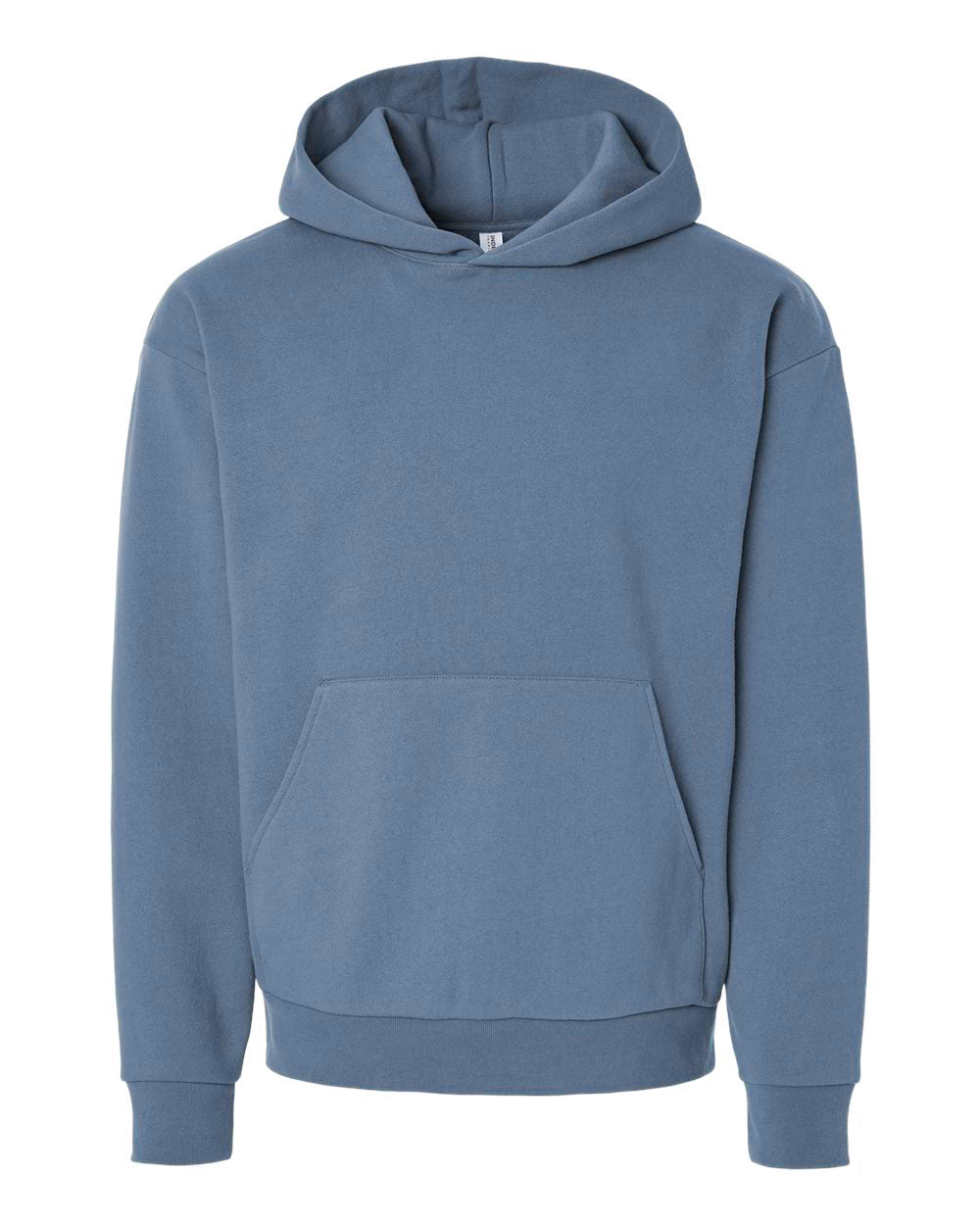 Independent Trading Company Boulevard 330gm Heavyweight Pullover Hood in Blue — front view (2)
