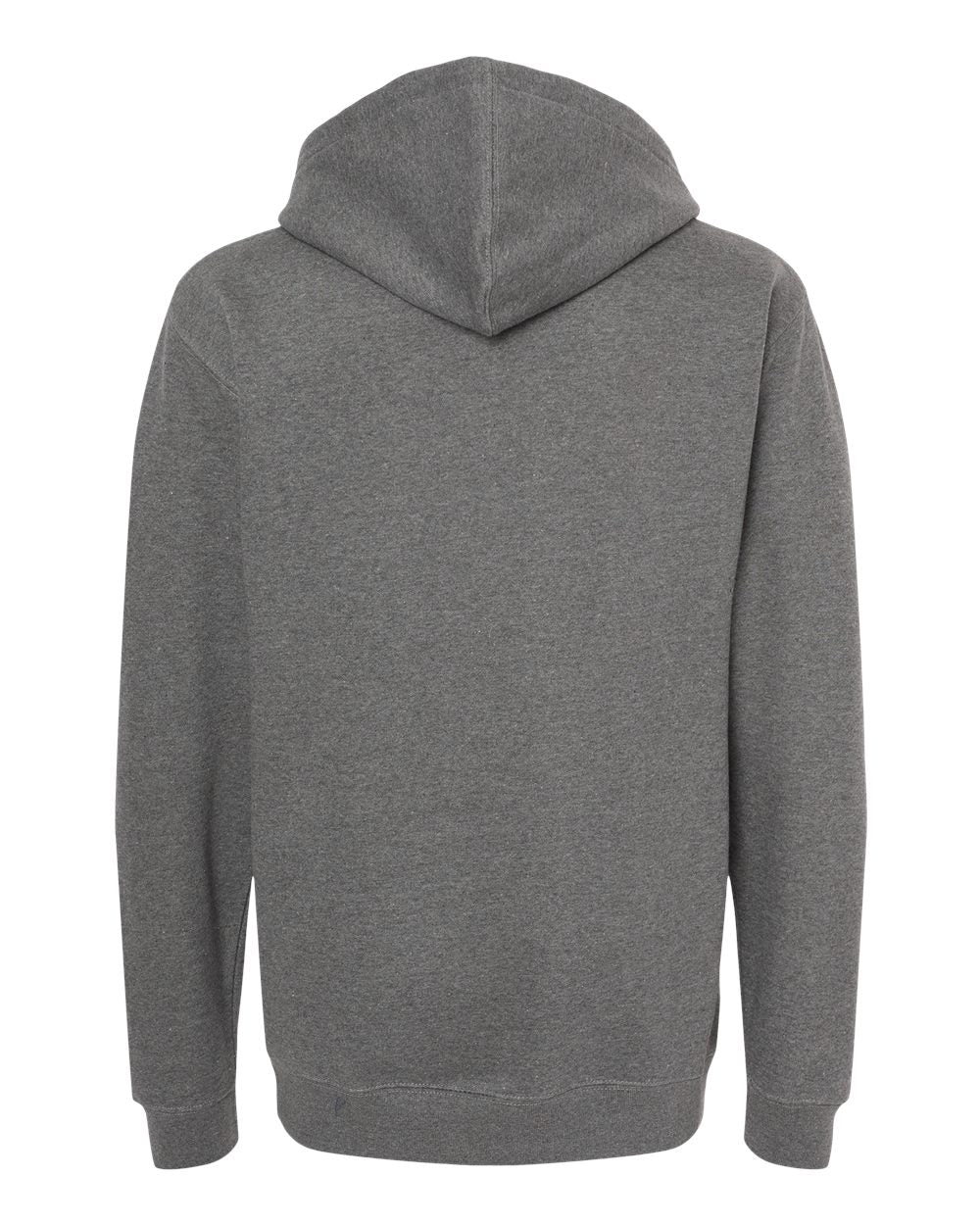 Independent Trading Company 10oz. Heavyweight Pullover Hood in Heather — back view