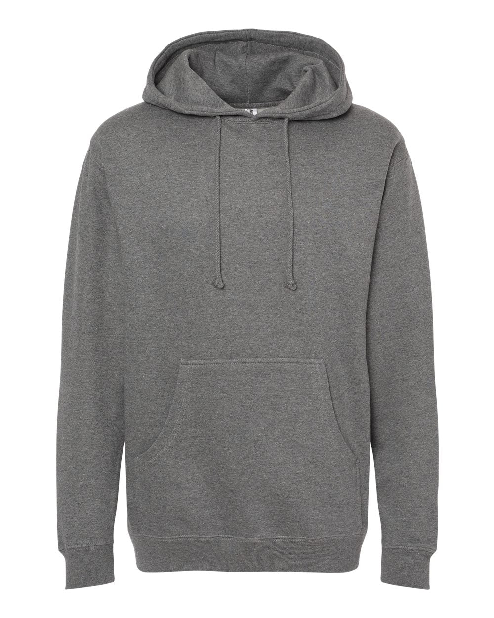 Independent Trading Company 10oz. Heavyweight Pullover Hood in Heather — front view