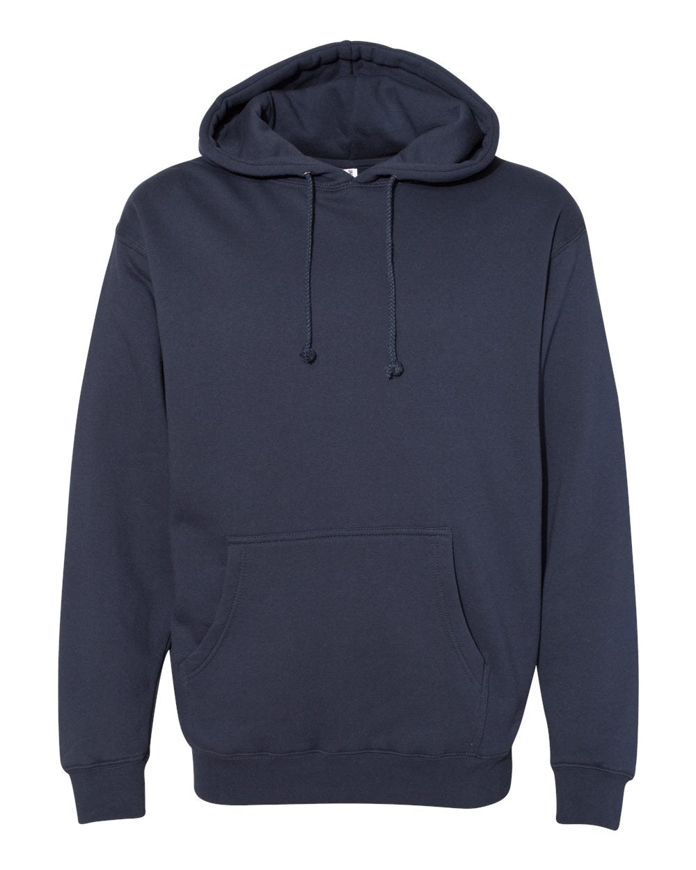 Independent Trading Company 10oz. Heavyweight Pullover Hood in Slate Blue — front view