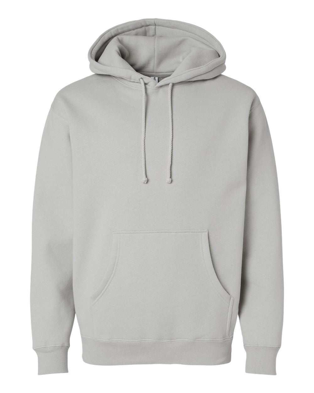 Independent Trading Company 10oz. Heavyweight Pullover Hood in Smoke — front view