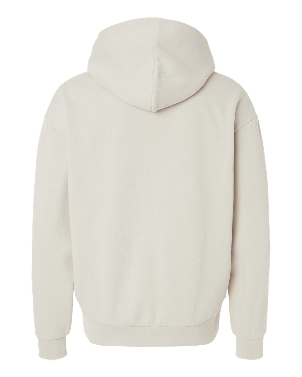 Independent Trading Company MAINSTREET 12.5oz/420gm Heavyweight Pullover Hood in Ivory — back view