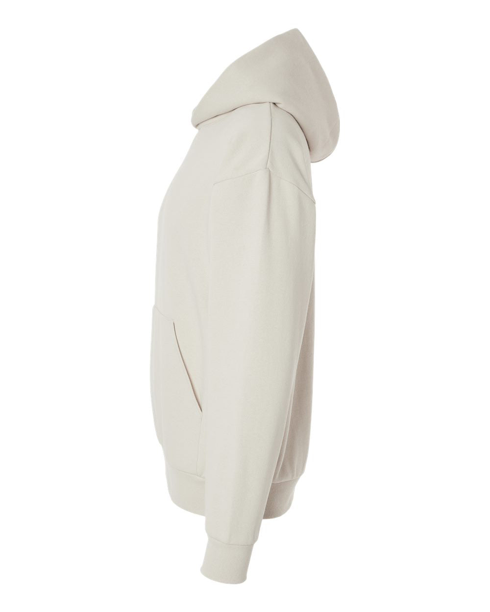 Independent Trading Company MAINSTREET 12.5oz/420gm Heavyweight Pullover Hood in Ivory — side view