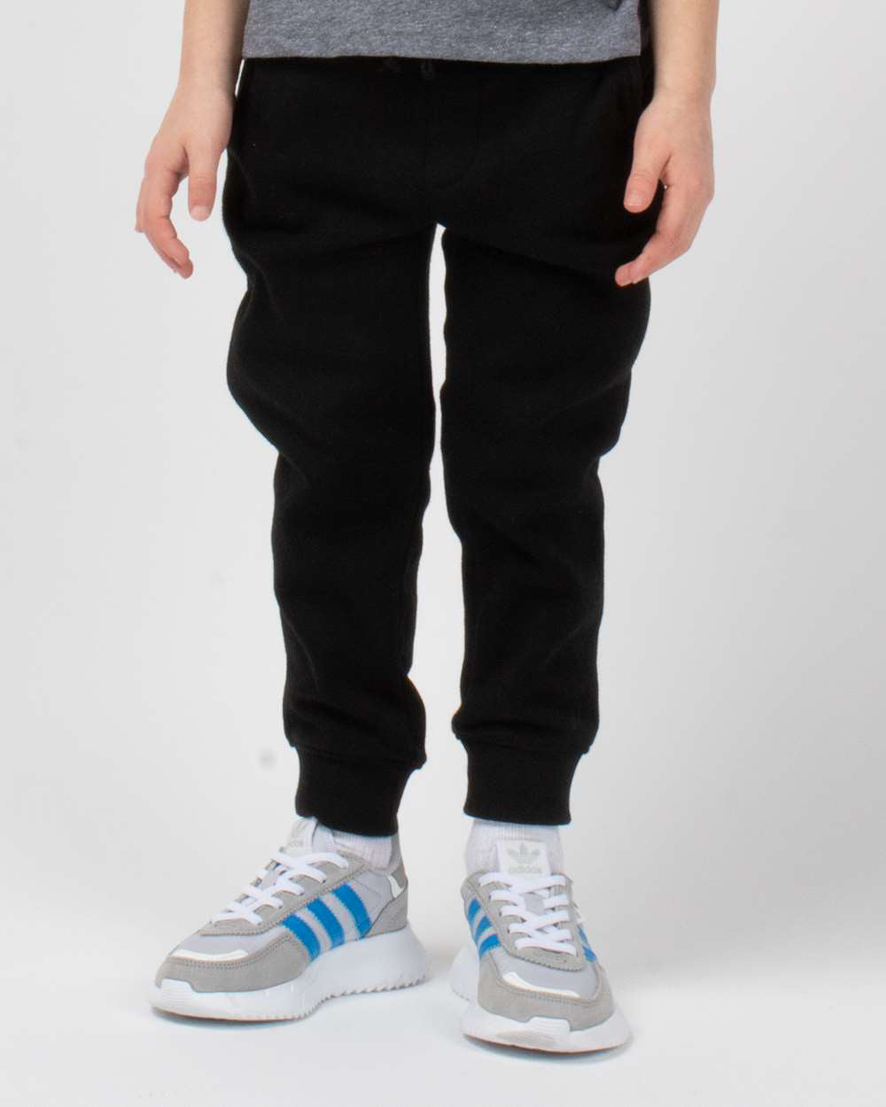 Independent Trading Company Toddler Lightweight Special Blend Pant in Black — front view (2)