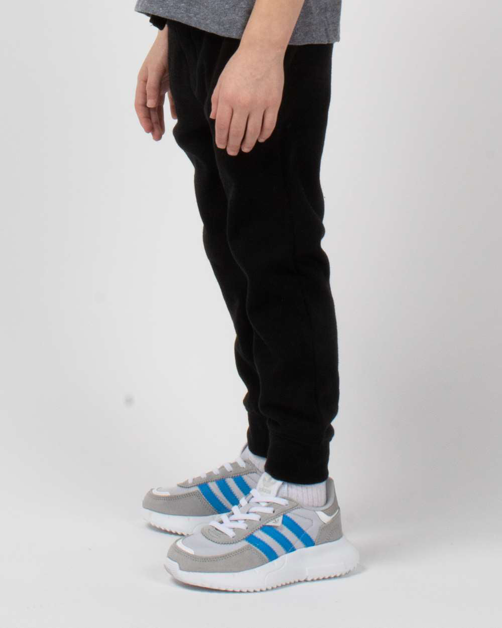 Independent Trading Company Toddler Lightweight Special Blend Pant in Black — side view (2)
