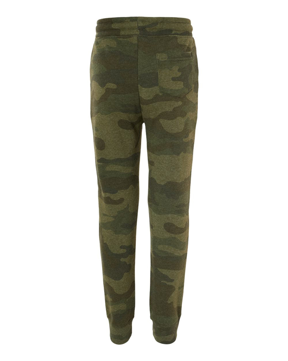 Independent Trading Company Toddler Lightweight Special Blend Pant in Forest Camo — back view
