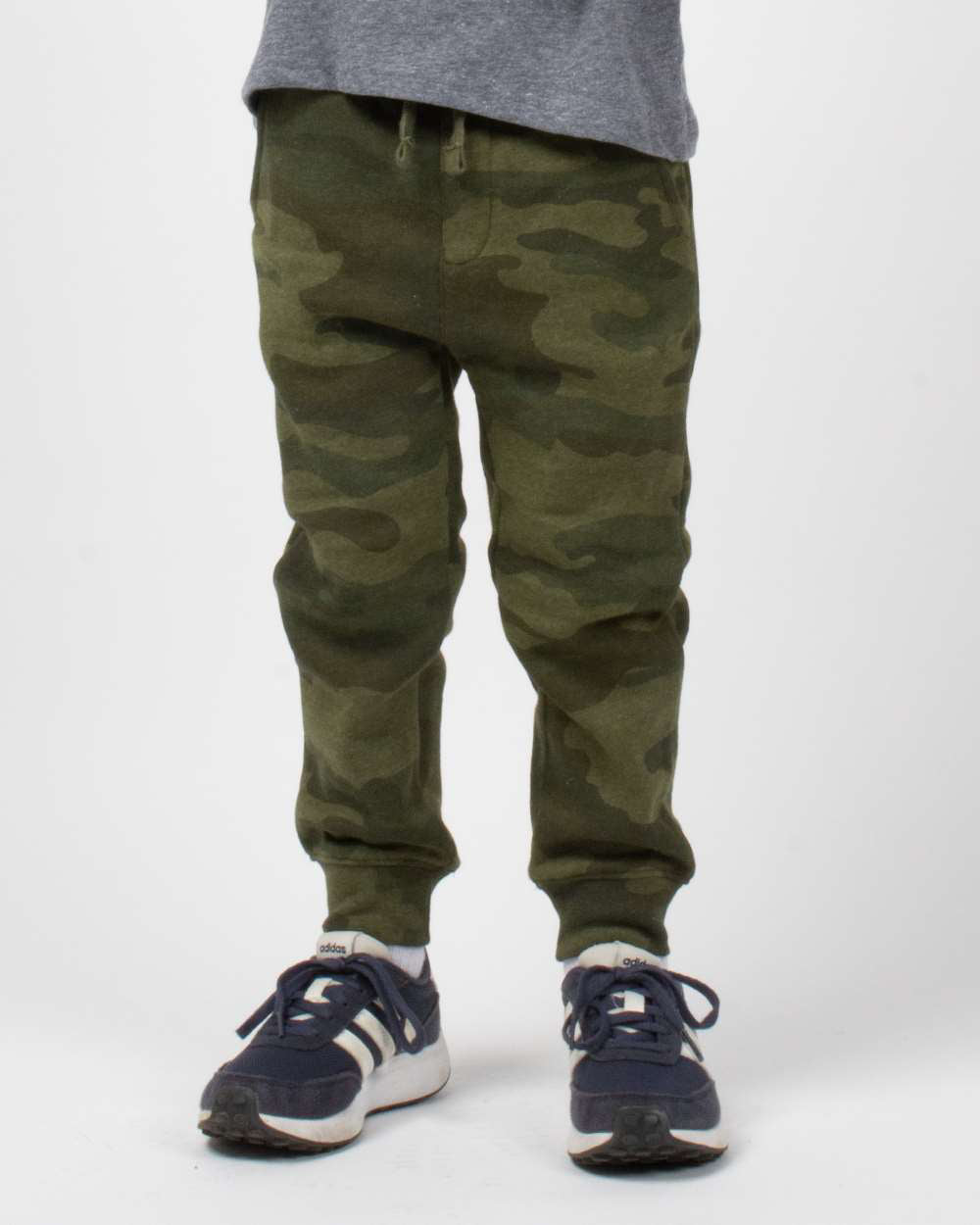 Independent Trading Company Toddler Lightweight Special Blend Pant in Forest Camo — front view (2)