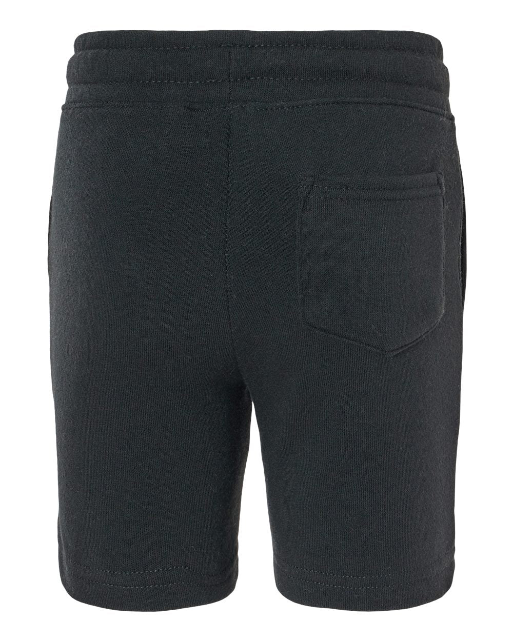 Independent Trading Company Toddler Lightweight Special Blend Short in Black — back view