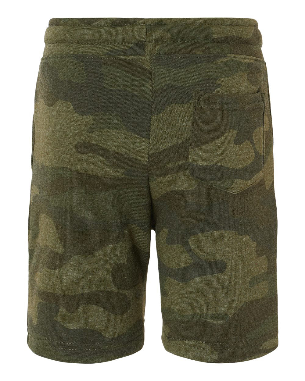 Independent Trading Company Toddler Lightweight Special Blend Short in Forest Camo — back view (2)