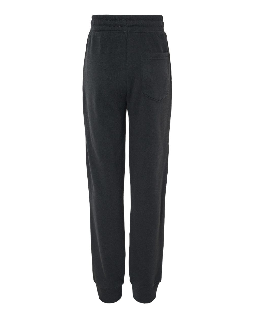 Independent Trading Company Youth Lightweight Special Blend Pant in Black — back view (2)
