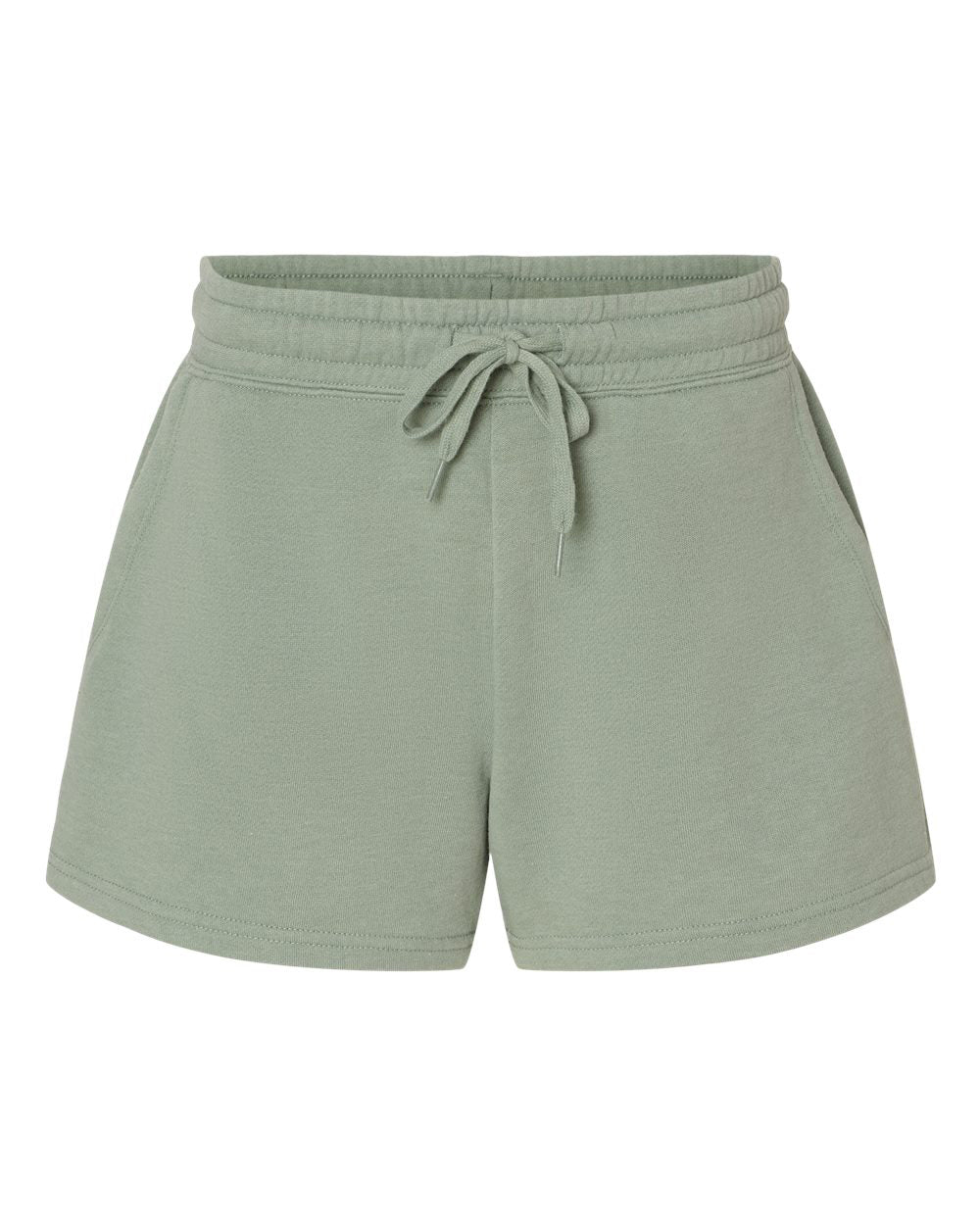 Independent Trading Company Women's California Wave Wash Short in Sage — front view