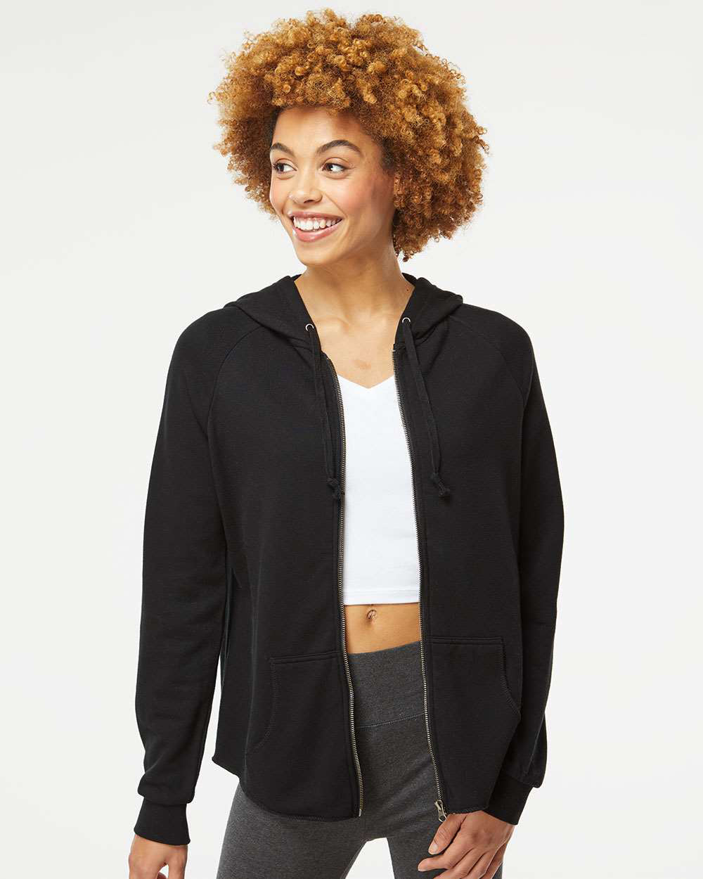 Women's California Wave Wash Zip Hood