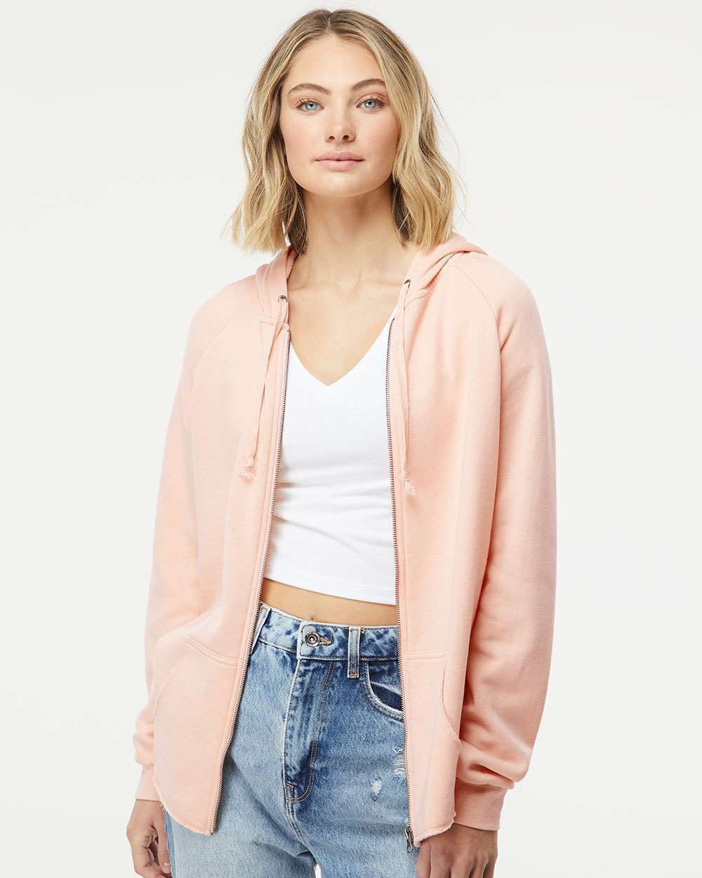 Women's California Wave Wash Zip Hood