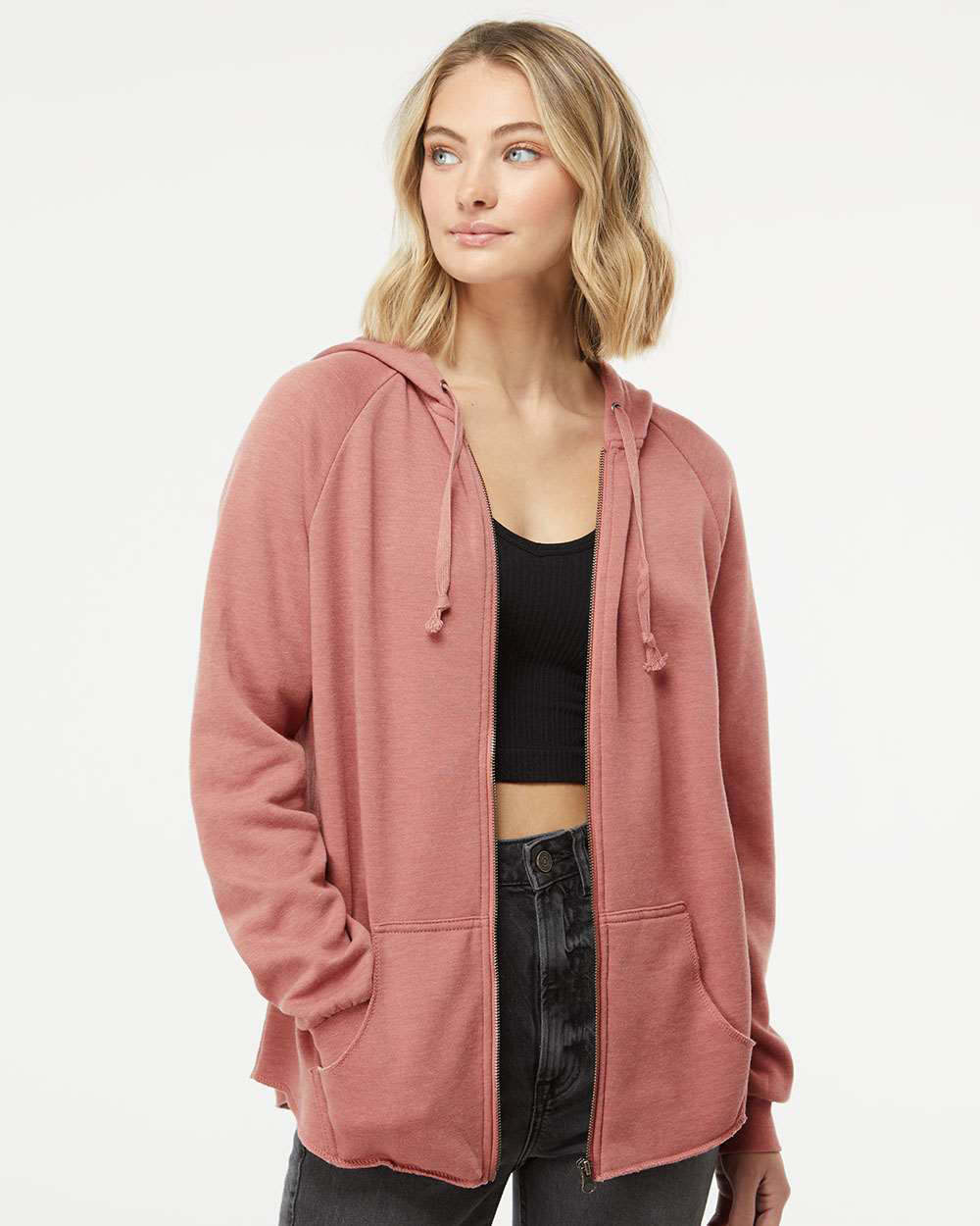 Women's California Wave Wash Zip Hood