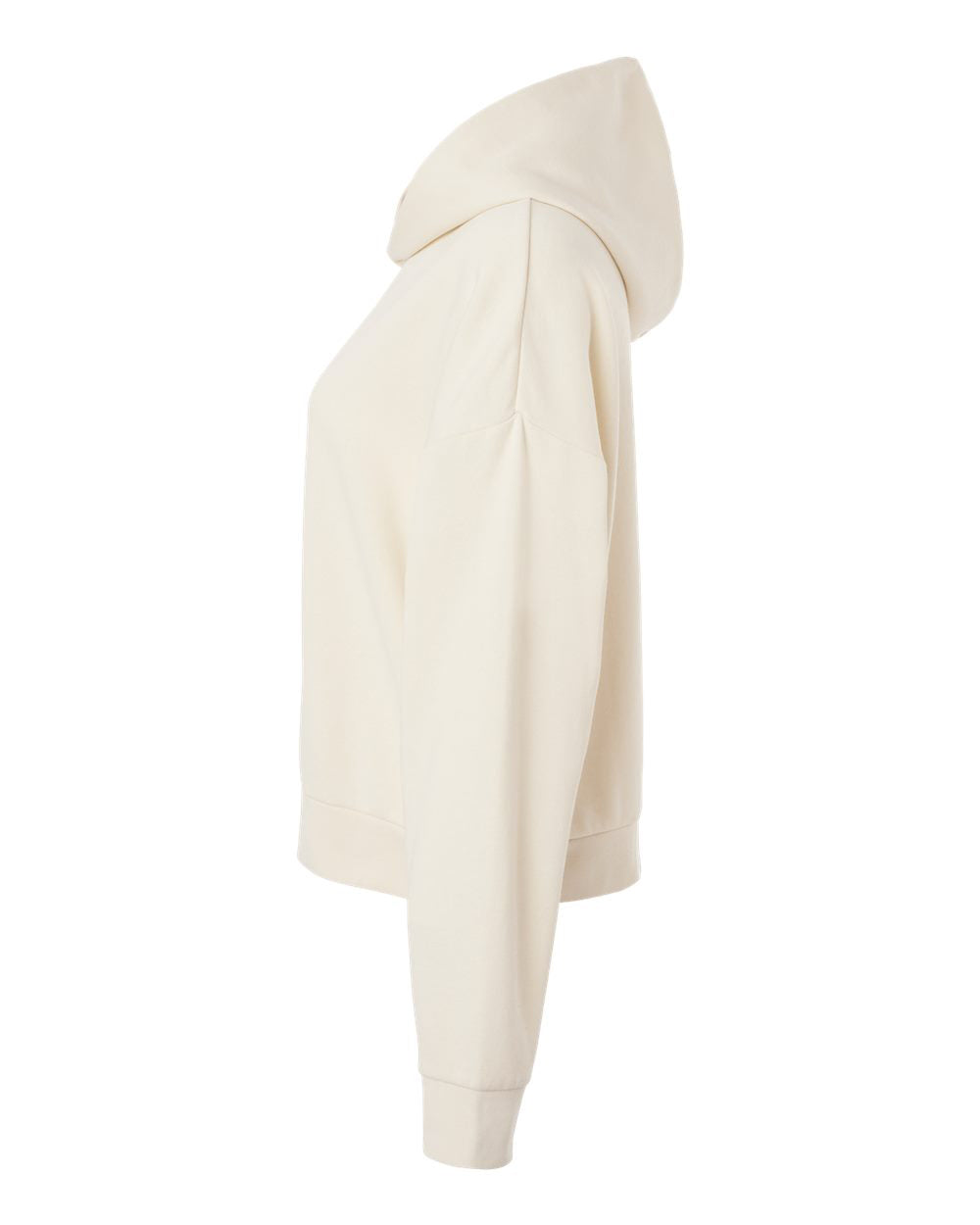 Independent Trading Company Women's California Wave Wash Sunday Hoodie in Bone — side view