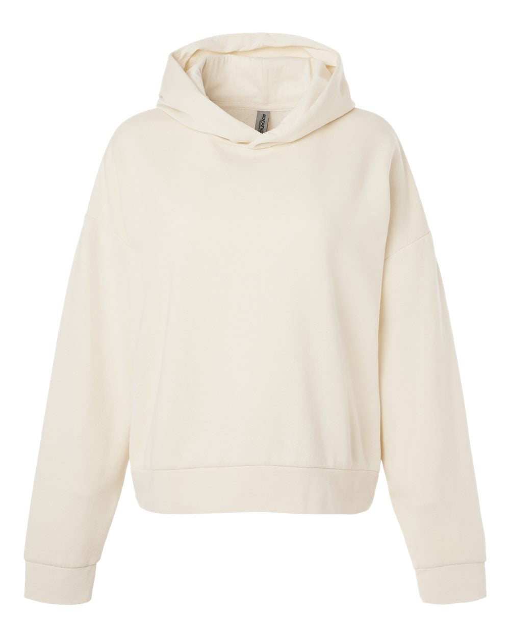 Independent Trading Company Women's California Wave Wash Sunday Hoodie in Bone — front view (2)