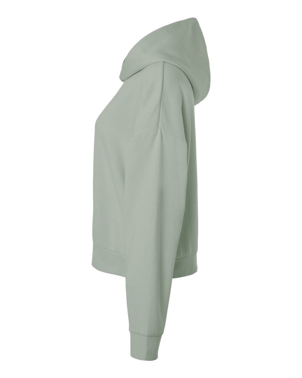 Independent Trading Company Women's California Wave Wash Sunday Hoodie in Sage — side view (2)