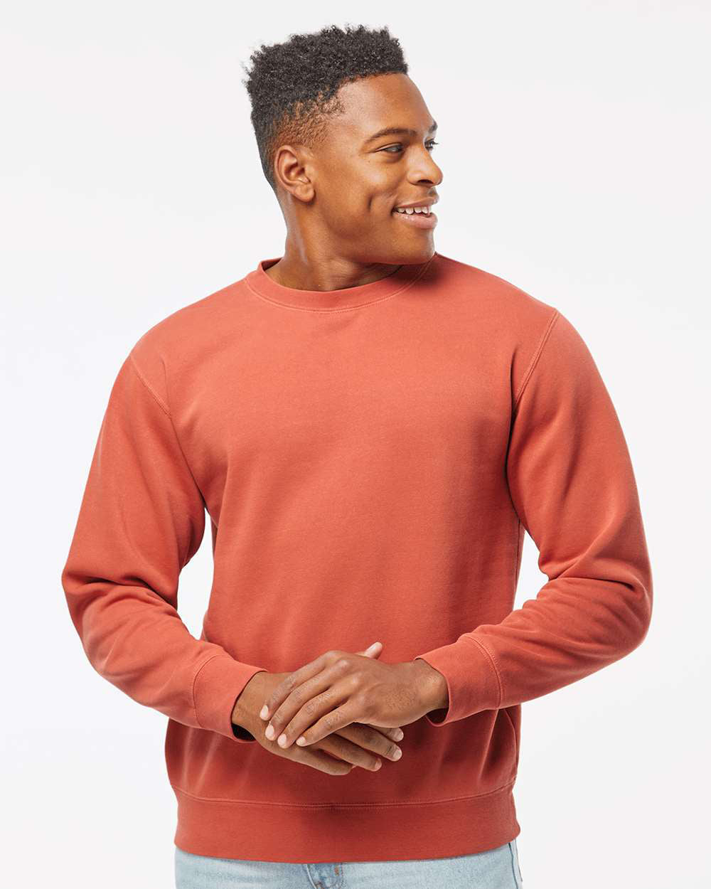 9oz. Unisex Midweight Pigment Dye Crew