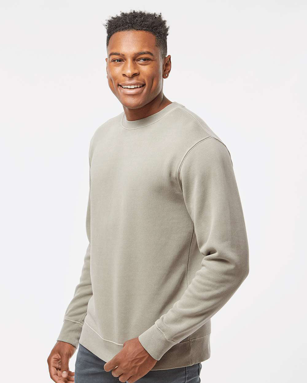 9oz. Unisex Midweight Pigment Dye Crew
