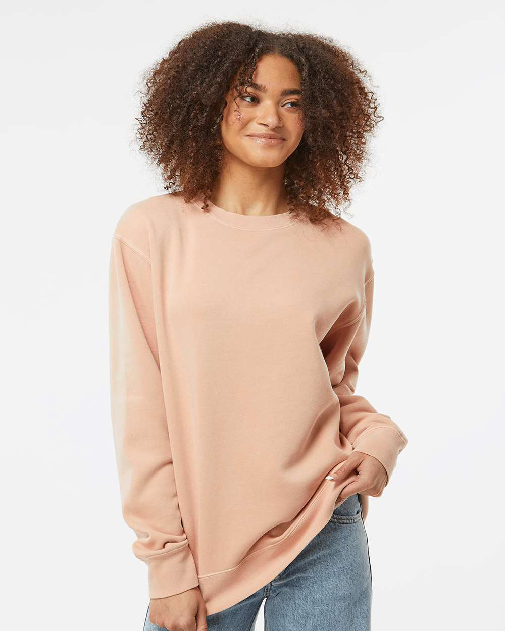 9oz. Unisex Midweight Pigment Dye Crew