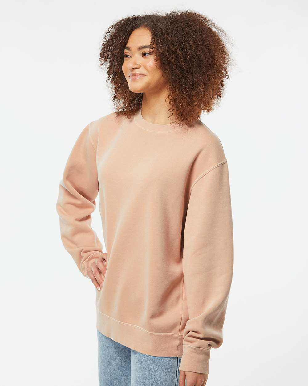 9oz. Unisex Midweight Pigment Dye Crew
