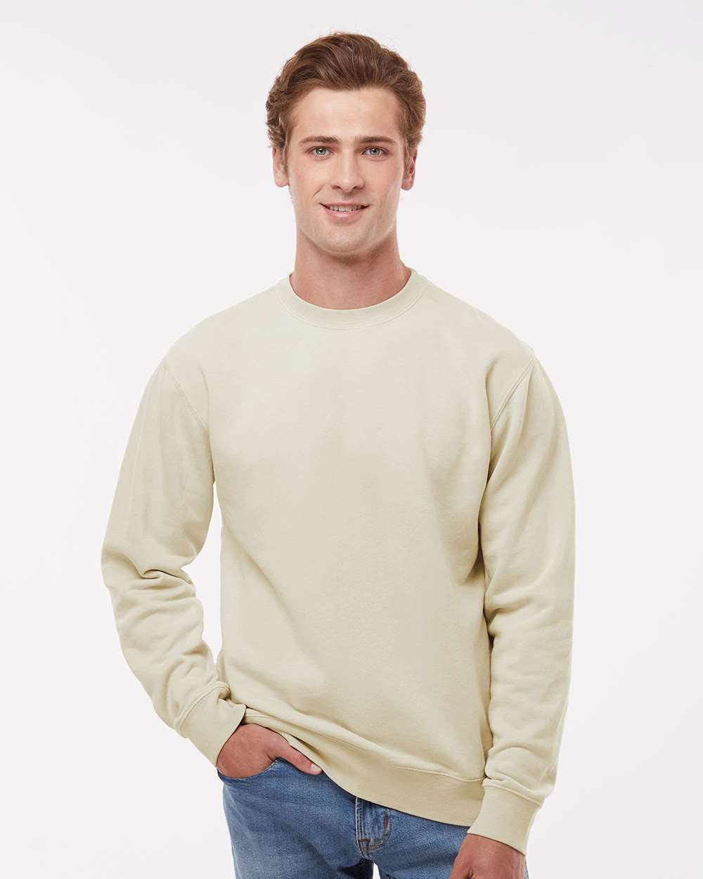 9oz. Unisex Midweight Pigment Dye Crew