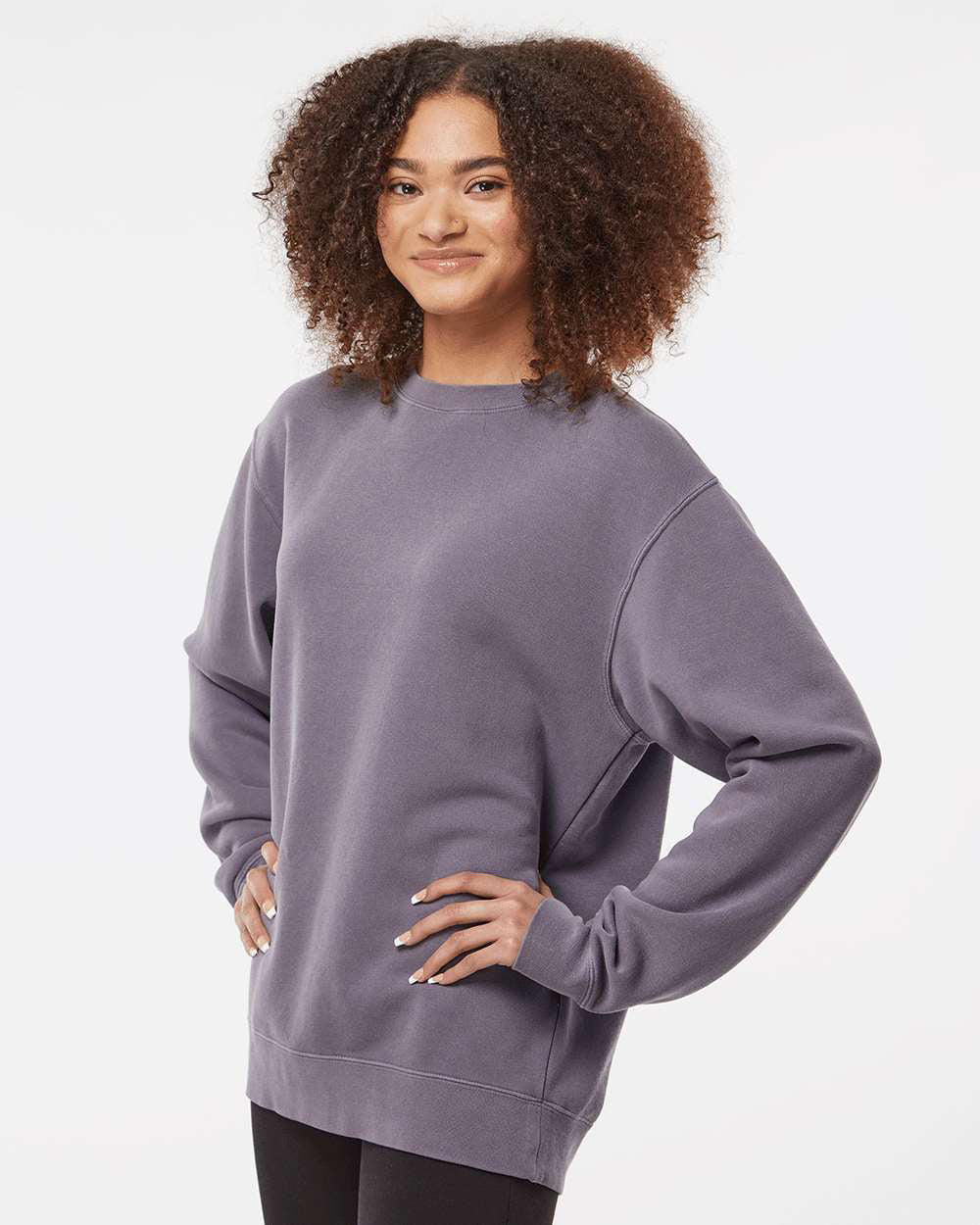 9oz. Unisex Midweight Pigment Dye Crew
