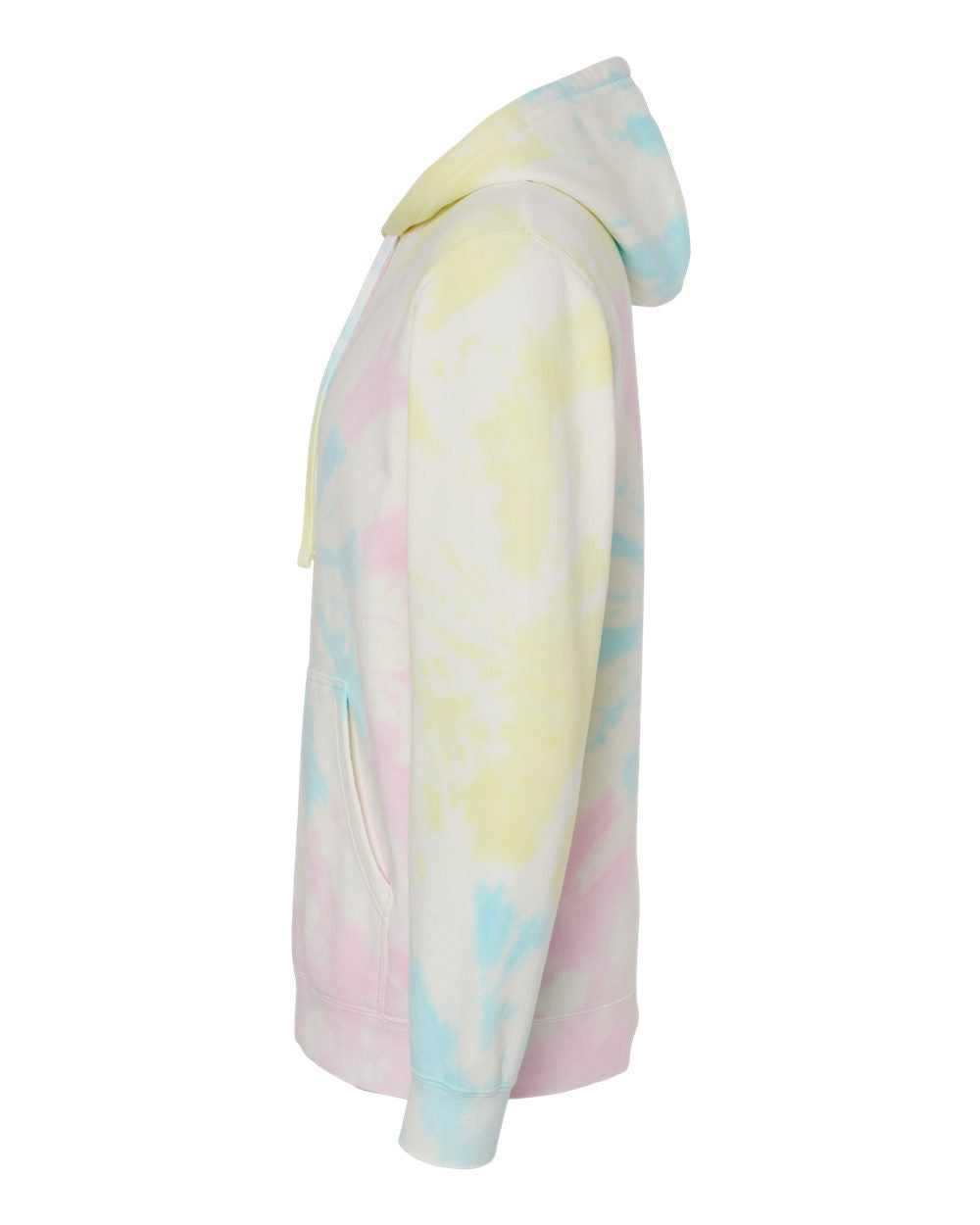 Independent Trading Company 9oz. Unisex Midweight Tie Dye Pullover Hood — side view (3)