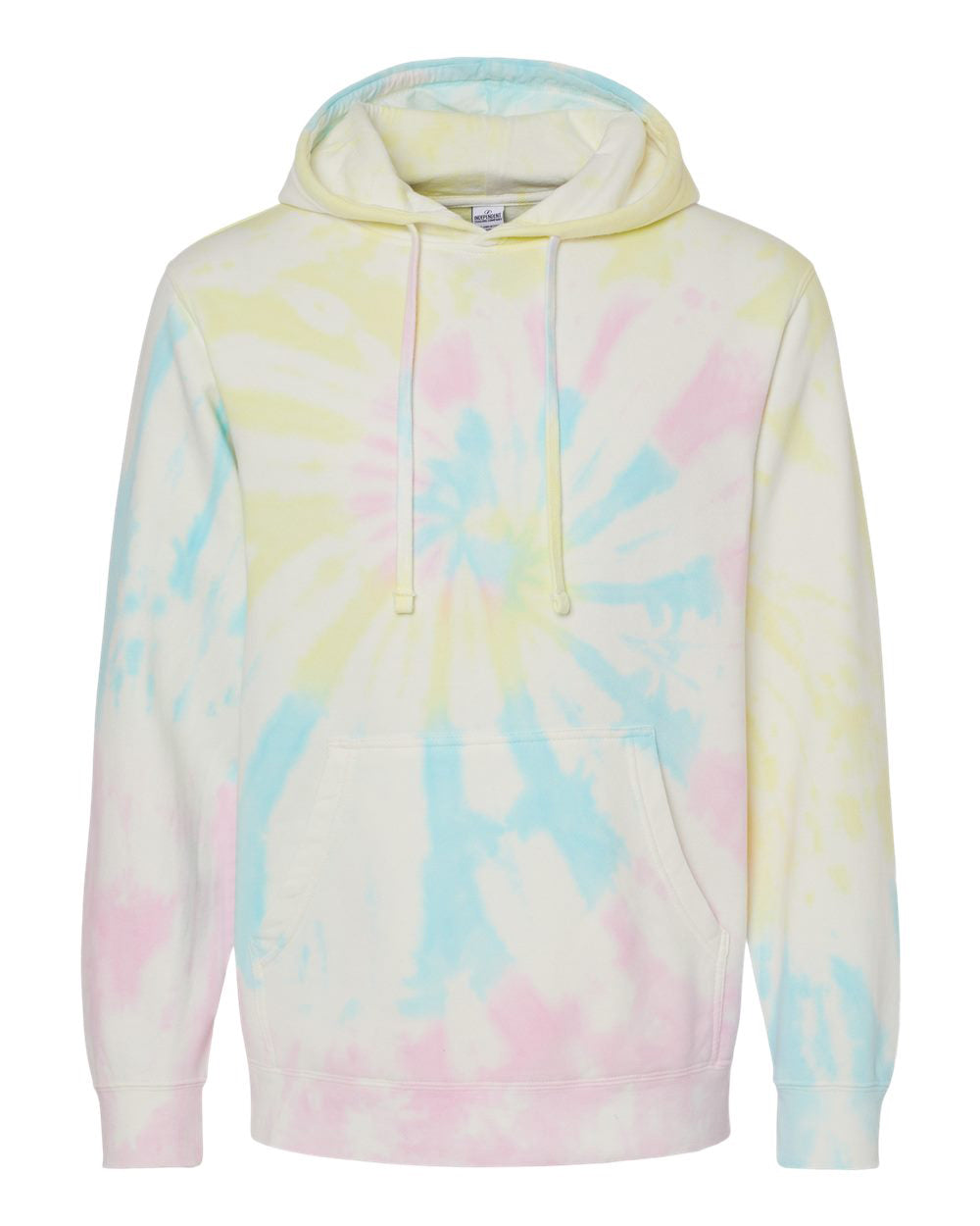 Independent Trading Company 9oz. Unisex Midweight Tie Dye Pullover Hood — front view (3)