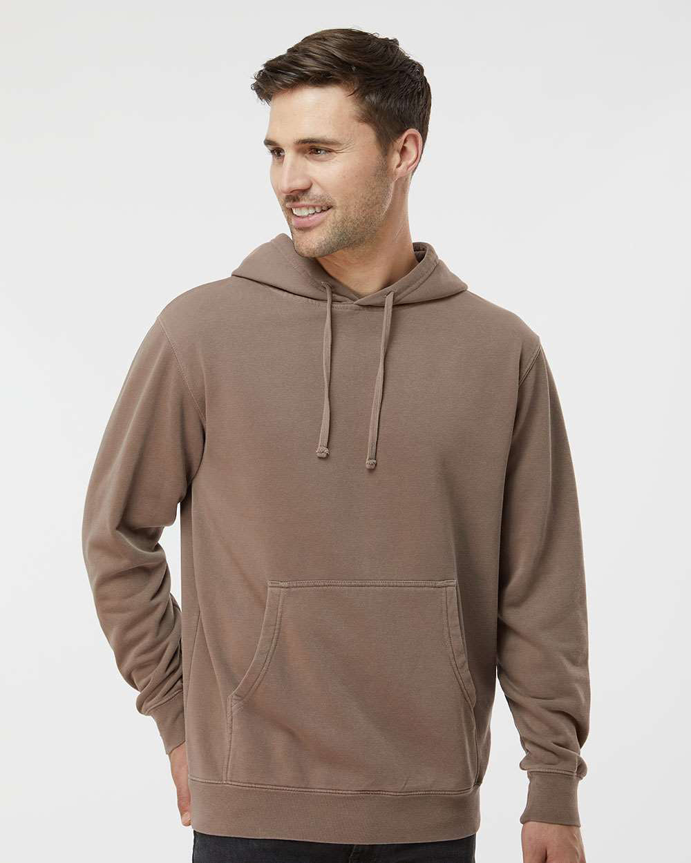 9oz. Unisex Midweight Pigment Dye Pullover Hood