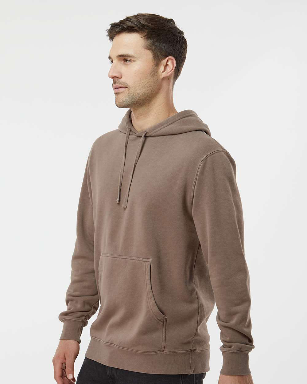 9oz. Unisex Midweight Pigment Dye Pullover Hood