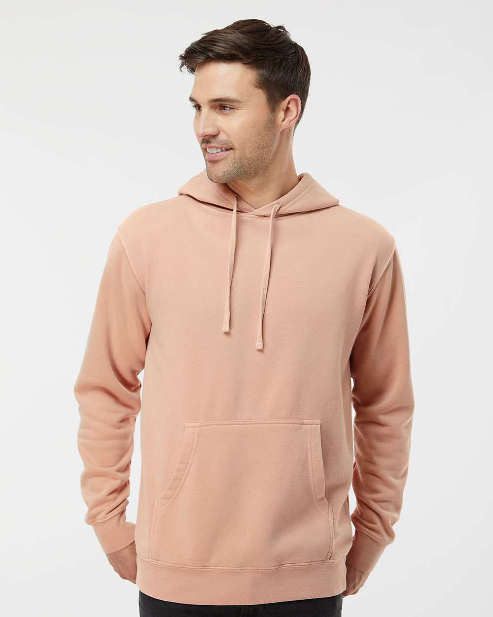 9oz. Unisex Midweight Pigment Dye Pullover Hood