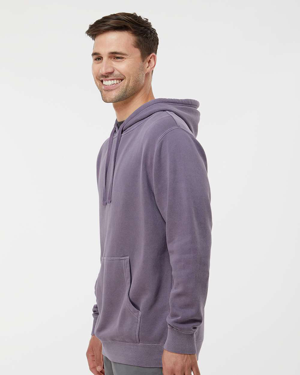 9oz. Unisex Midweight Pigment Dye Pullover Hood