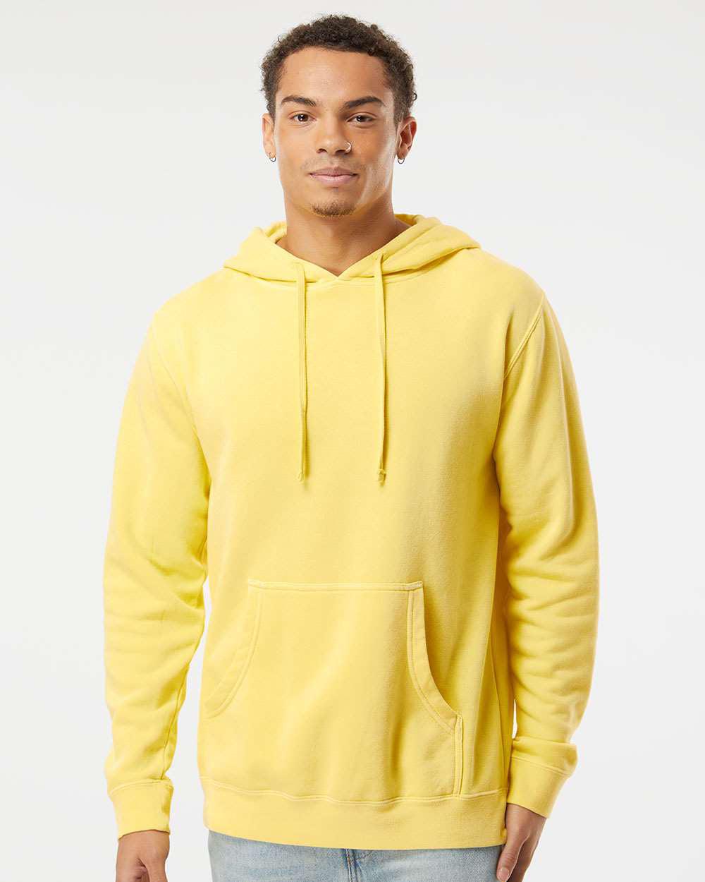 9oz. Unisex Midweight Pigment Dye Pullover Hood