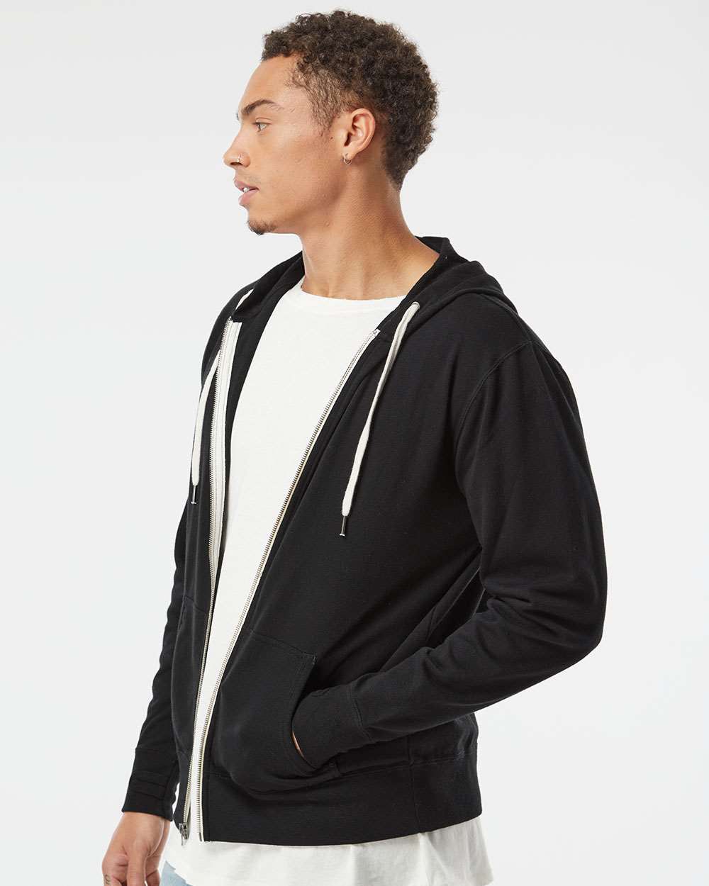 Unisex French Terry Zip Hood