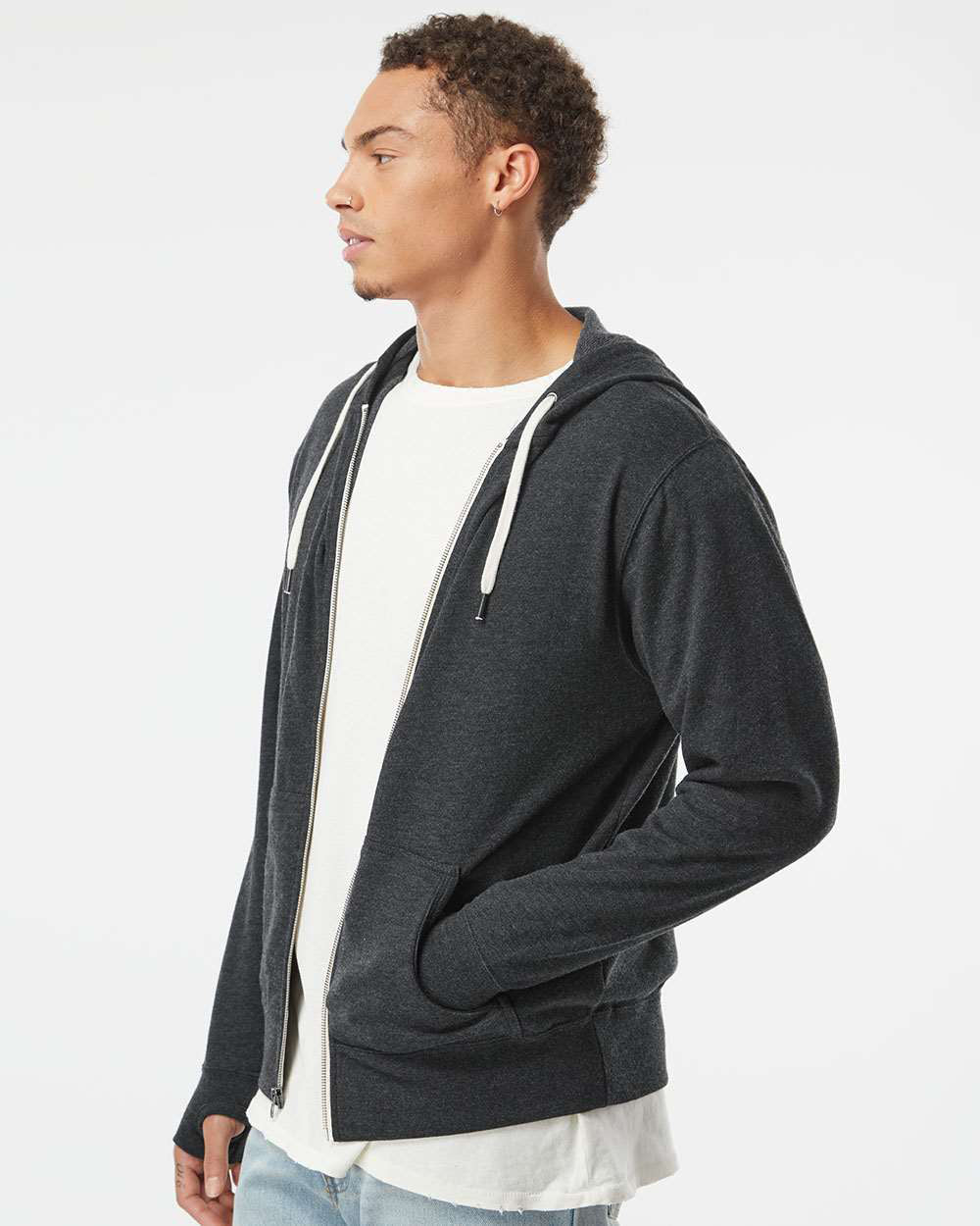 Unisex French Terry Zip Hood