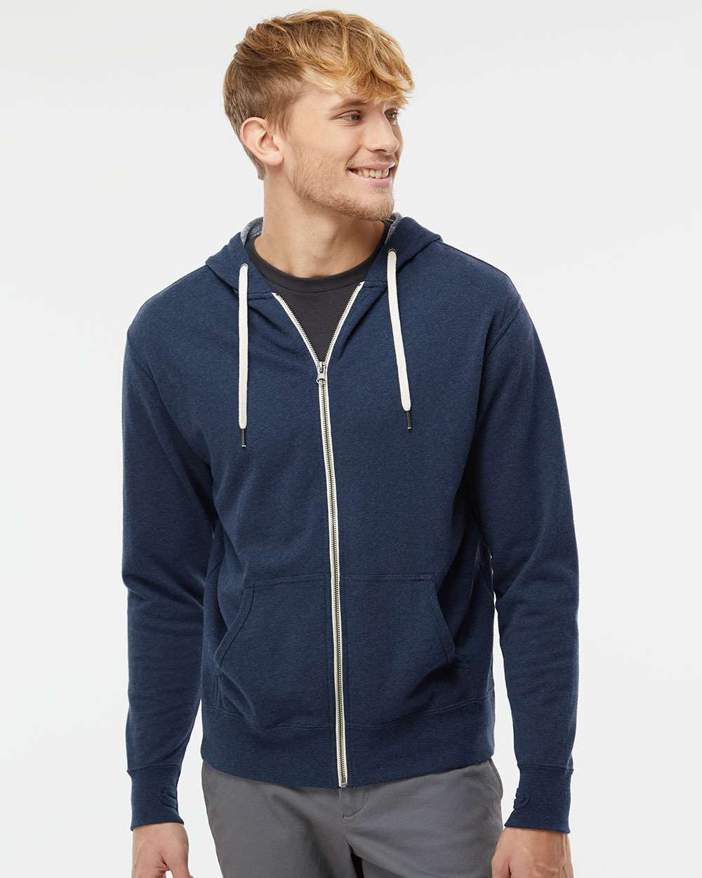 Unisex French Terry Zip Hood