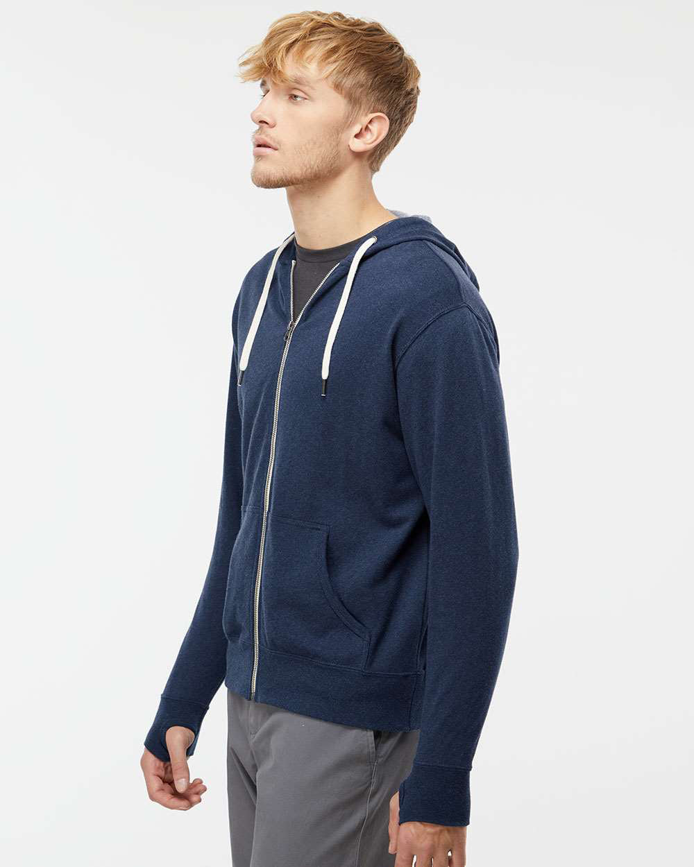 Unisex French Terry Zip Hood