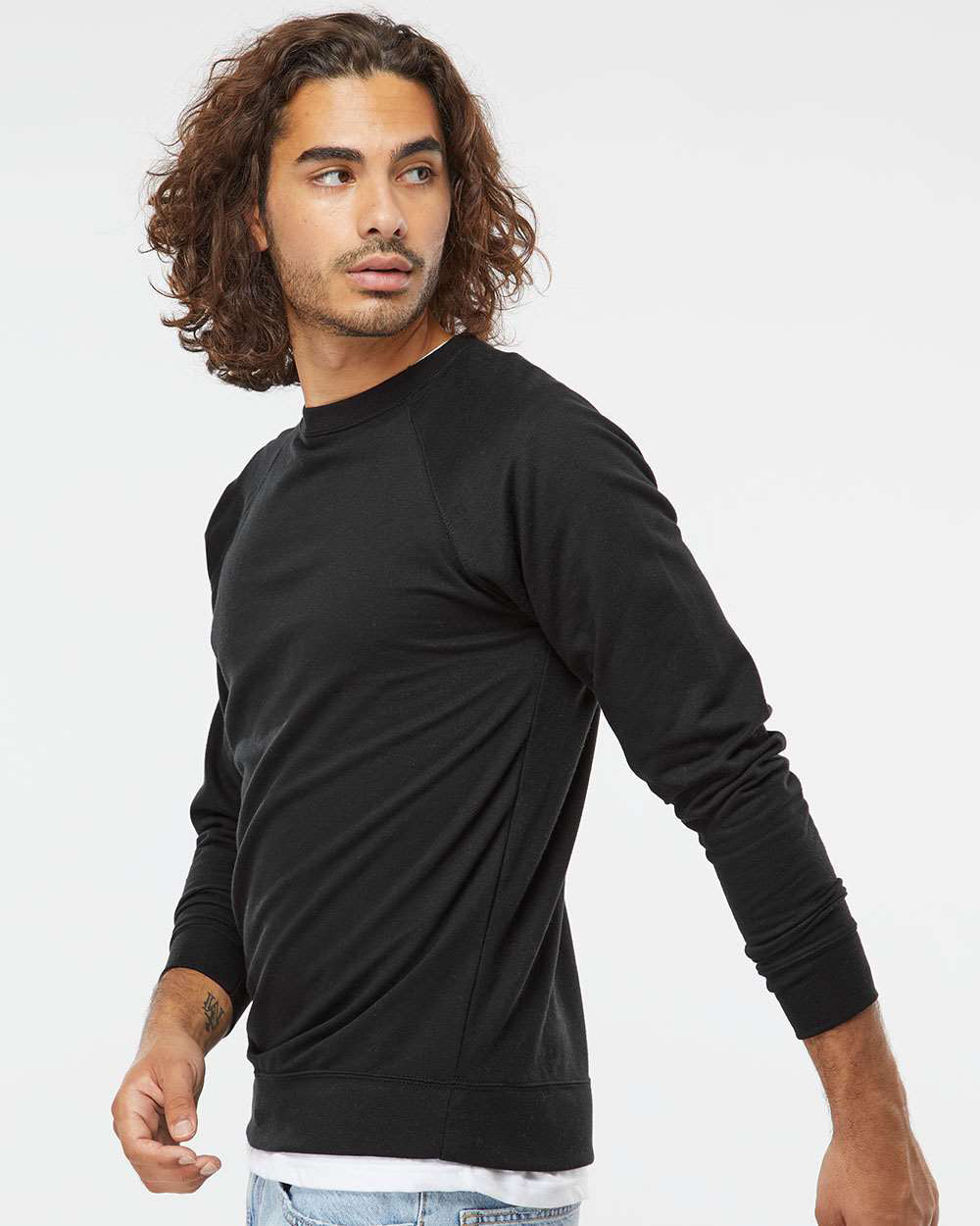 Unisex Lightweight Loopback Terry Crew