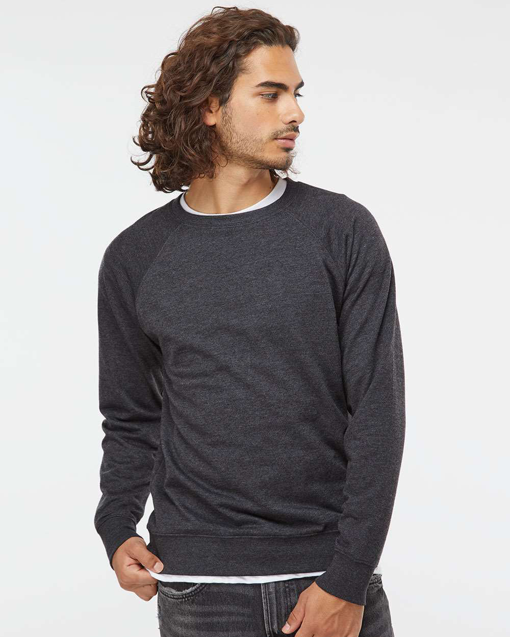 Unisex Lightweight Loopback Terry Crew