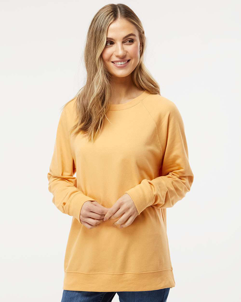 Unisex Lightweight Loopback Terry Crew