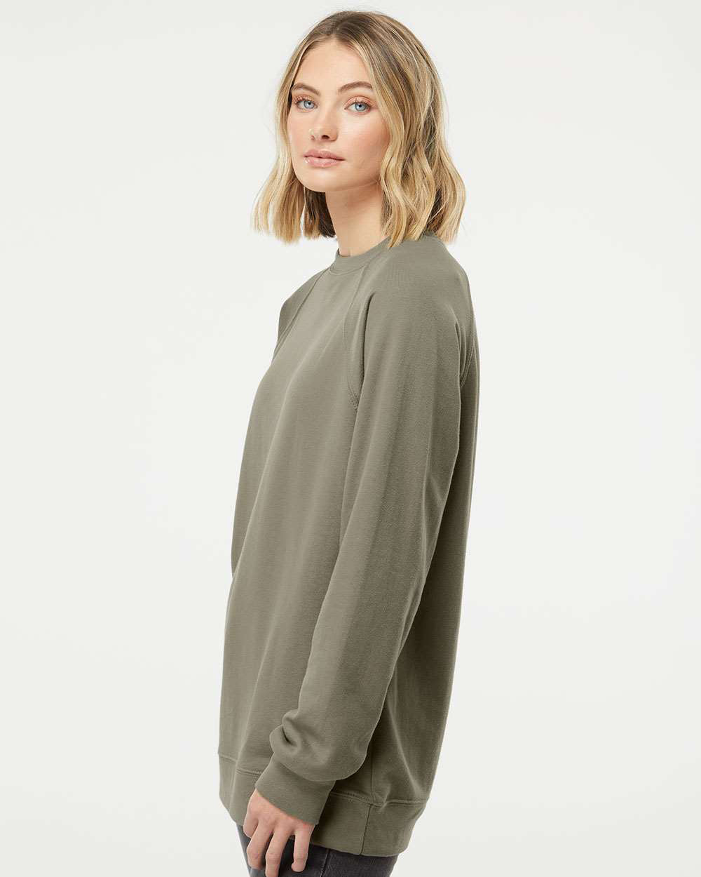 Unisex Lightweight Loopback Terry Crew
