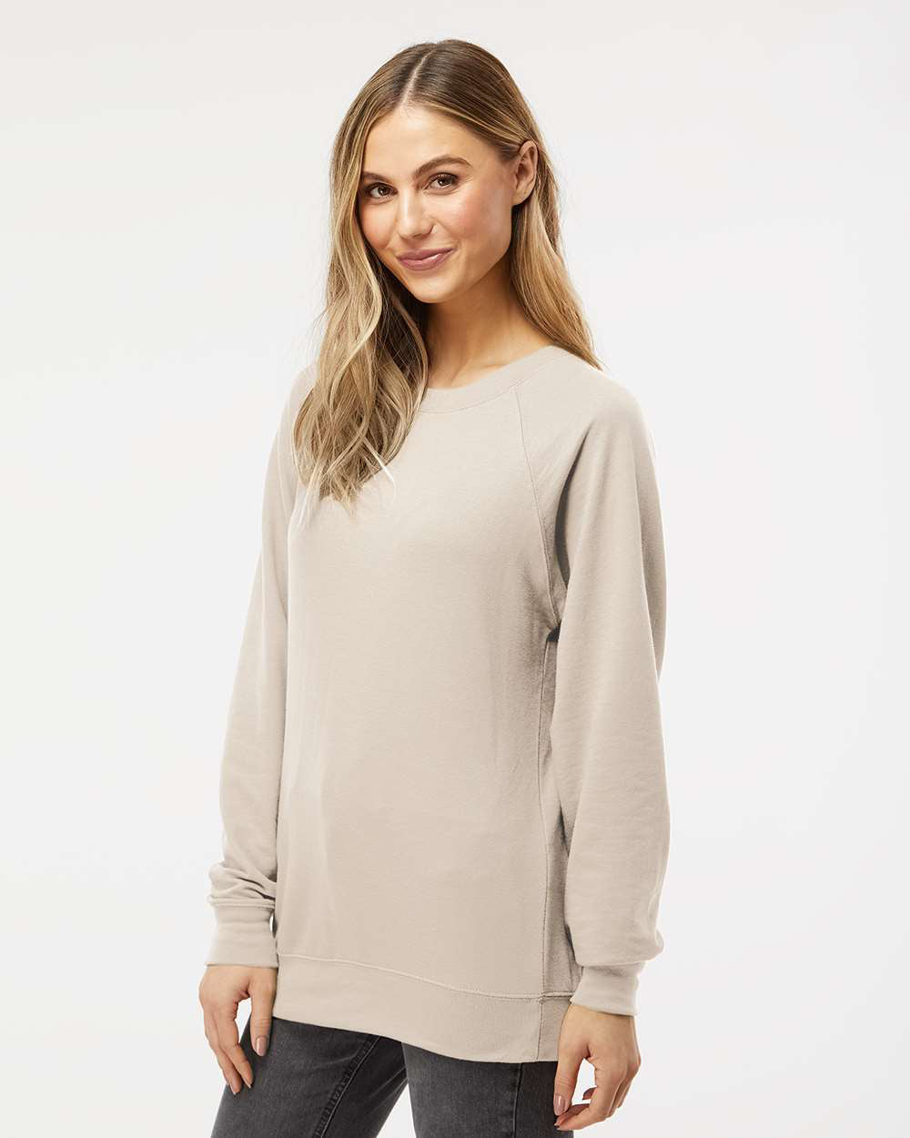 Unisex Lightweight Loopback Terry Crew