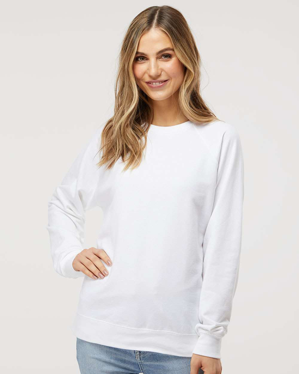 Unisex Lightweight Loopback Terry Crew
