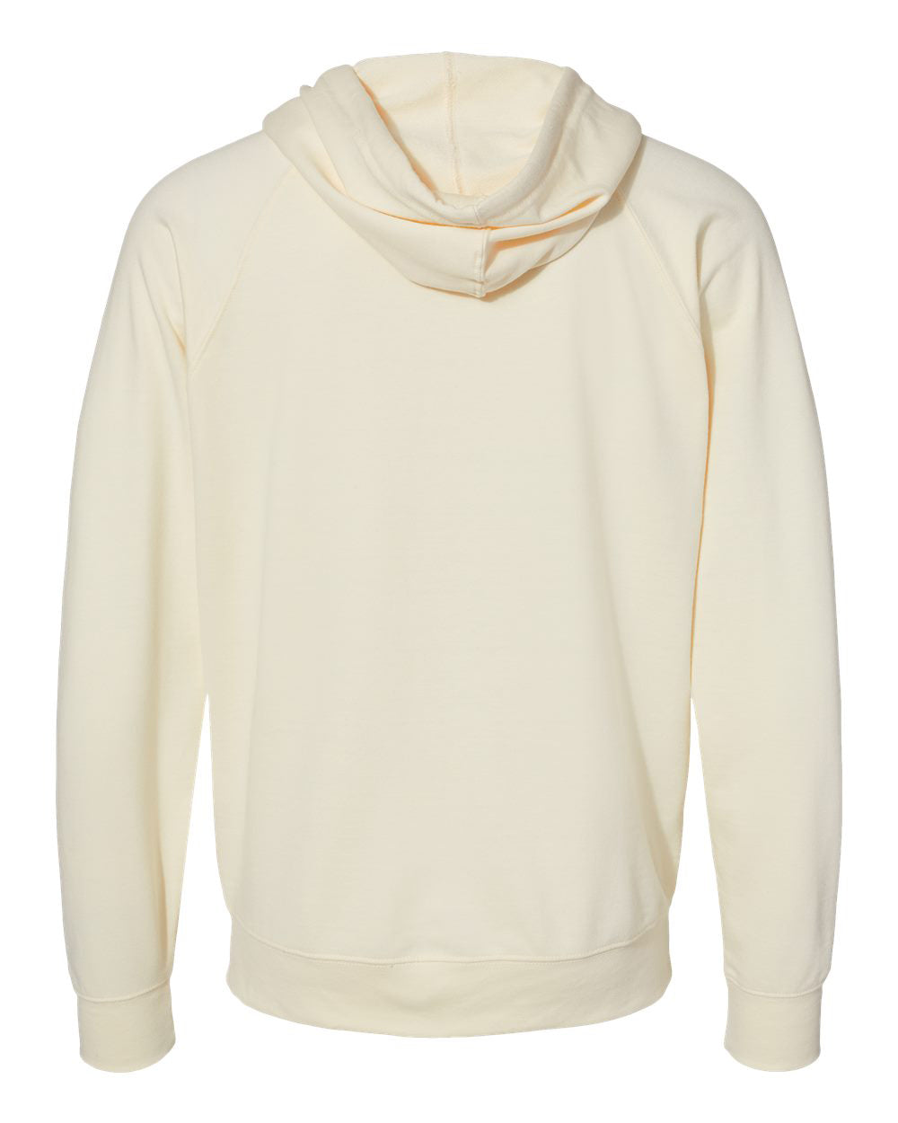 Unisex Lightweight Loopback Terry Zip Hood