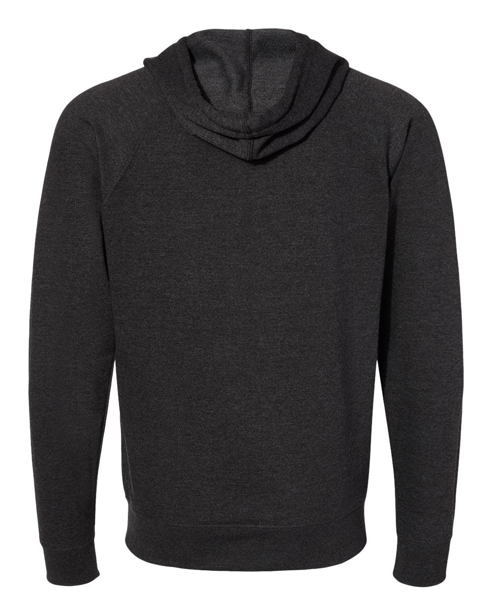 Unisex Lightweight Loopback Terry Zip Hood