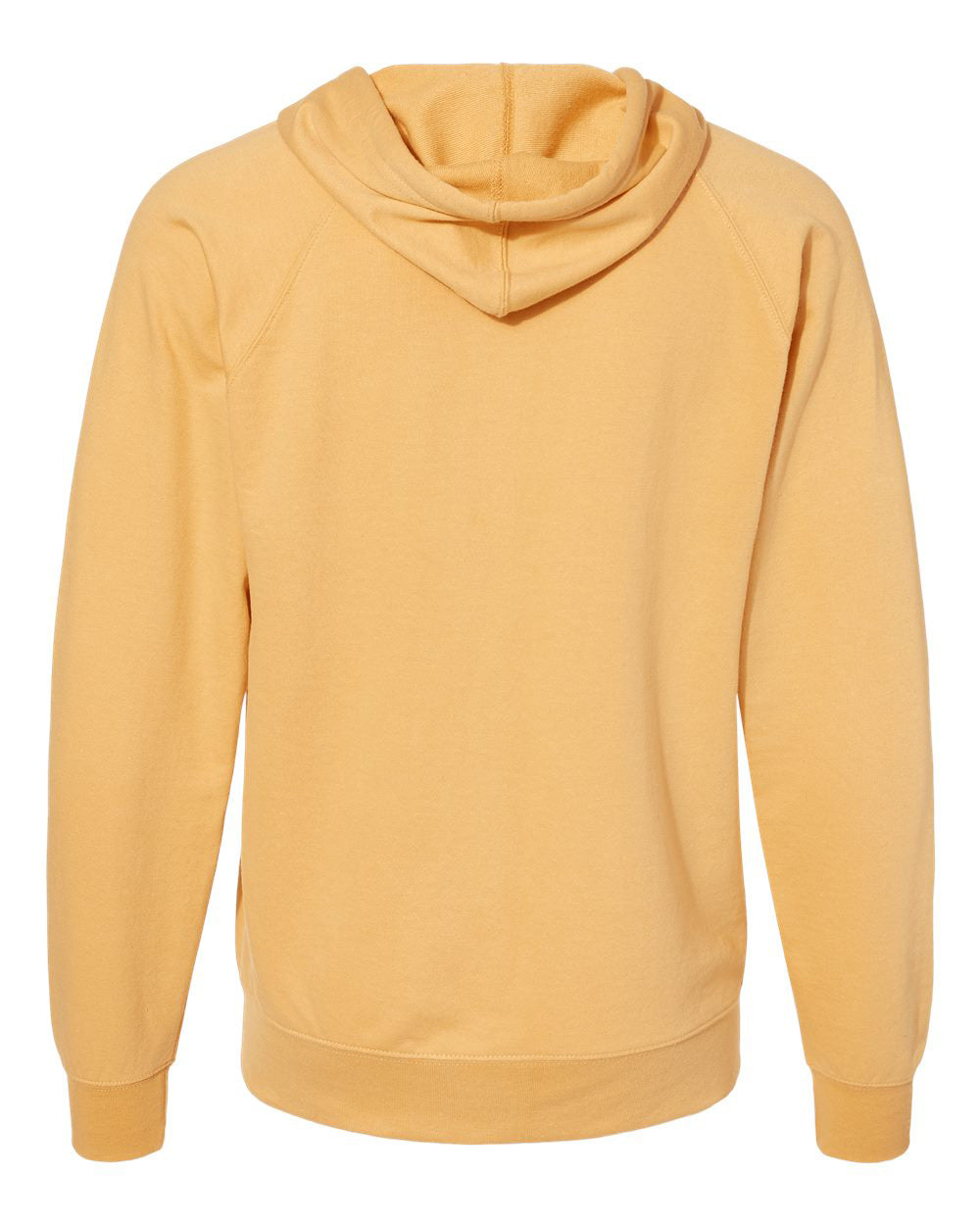 Unisex Lightweight Loopback Terry Zip Hood